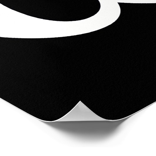 Retro 1940s-1950s stijl Belgisch bier logo en Poster (Hoek)