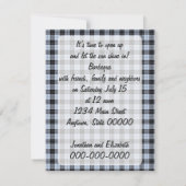 Retro 1940s BBQ Kaart (Achterkant)