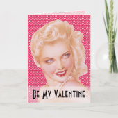 Retro 1940s Love Feestdagen Kaart (Voorkant)