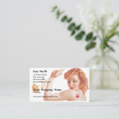 Retro 1940s Love Visitekaartje (Staand voorkant)