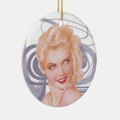 Retro 1940s Pinup Keramisch Ornament (Rechts)