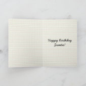 Retro 1940s zoende paar kaart (Binnen)