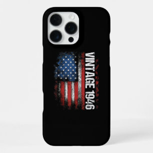Retro 1946 80ste verjaardag cadeaus 80 jaar oud am iPhone 16 pro max hoesje