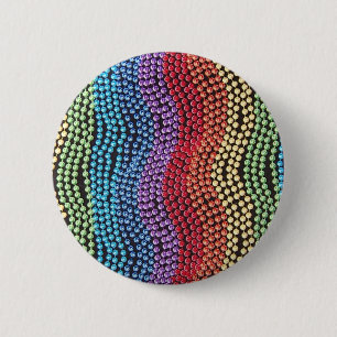 Retro 1950 / 1960 Pop kralen Ronde Button 5,7 Cm