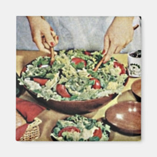 Retro 1950 Food Magnet 1