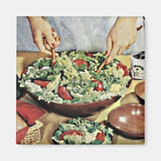 Retro 1950 Voedselmagneet 1 Magneet