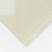 Retro 1950s Art Diamonds Sage Green Fleece Deken (Hoek)