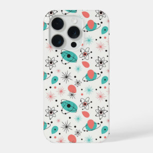 Retro 1950s atomaire stervormige explosie & omring iPhone 15 pro case