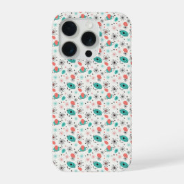 Retro 1950s atomaire stervormige explosie & omring iPhone 15 pro case