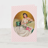 Retro 1950s Birthday Kaart (Voorkant)