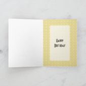 Retro 1950s Birthday Kaart (Binnen)