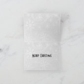 Retro 1950s Christmas TV Feestdagen Kaart (Binnen)