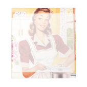 Retro 1950s Cook Notitieblok (Voorkant)