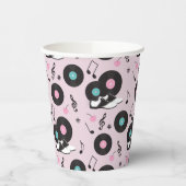 Retro 1950s Diner Verjaardag Papieren Cups – Sock Papieren Bekers (Links)