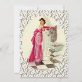 Retro 1950s Dinner Party Kaart (Voorkant)