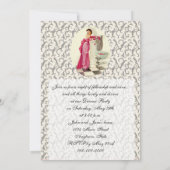 Retro 1950s Dinner Party Kaart (Achterkant)