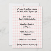 Retro 1950s Fun and Games Birthday Kaart (Achterkant)