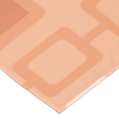 Retro 1950s Geometric Pattern Oranje Tafelkleed (Gekanteld)