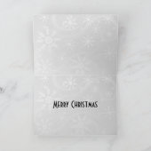 Retro 1950s Kersttelevisie Feestdagen Kaart (Binnen)