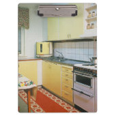 Retro  1950s Keukenscène klembord (Voorkant)
