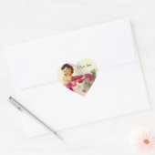 Retro 1950s Love Hart Sticker (Envelop)