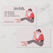 Retro 1950s Mam en Baby Contactkaart Contactkaartje (Voorkant / Achterkant)