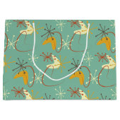 Retro 1950's Mid Century Modern Gift Bag Groot Cadeauzakje (Voorkant)