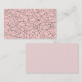 Retro 1950's Moderne Sjabloon Visitekaartjes (Voorkant / Achterkant)