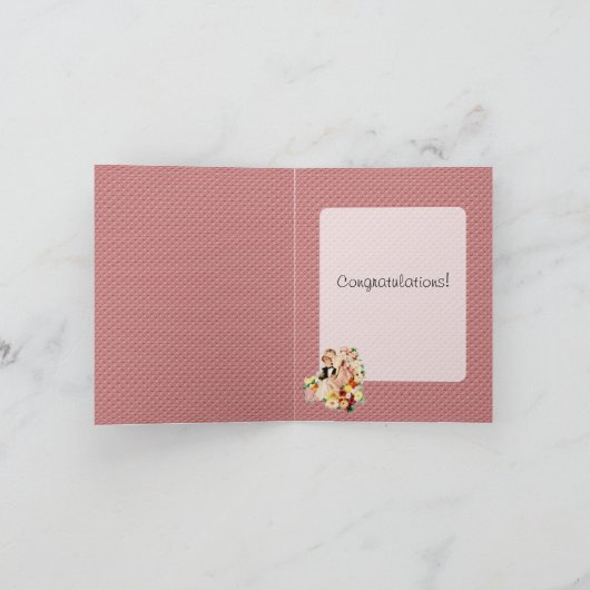 Retro 1950s paar V2 Kaart (Binnen)