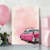 Retro 1950's Pink Hollywood Glam 70th Birthday Kaart