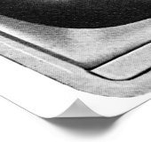 Retro 1950s Portable TV Mid-Century Poster (Hoek)