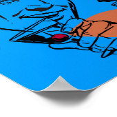 Retro 1950's Poster - Originele kunst van Cindy Hi (Hoek)