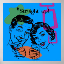 Retro 1950's Poster - Originele kunst van Cindy Hi