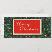 Retro 1950's prettige kerstkaart (Voorkant)