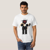 Retro 1950s Robot T-shirt (Voorkant volledig)