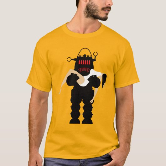 Retro 1950s Robot T-shirt (Voorkant)