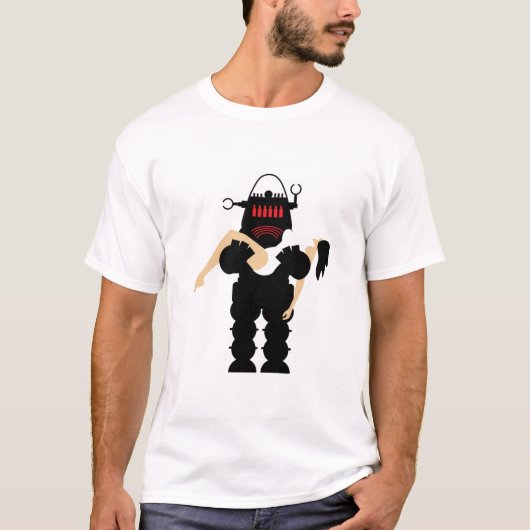 Retro 1950s Robot T-shirt (Voorkant)
