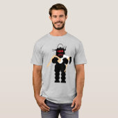 Retro 1950s Robot T-shirt (Voorkant volledig)