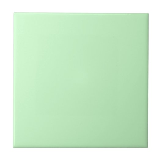 Retro 1950's tijdperk Seafoam Green midden-eeuwse  Tegeltje (Voorkant)