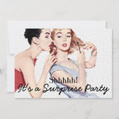 Retro 1950s Verrassingsfeest Kaart (Voorkant)