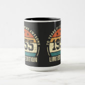 Retro 1955 70e verjaardag jubileum mok (Midden)