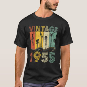 Retro  1955 Guitarist 1955 Birthday Guitar T-shirt