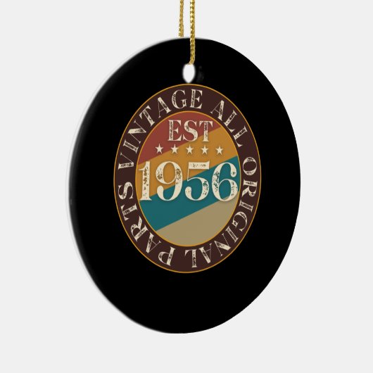 Retro  1956 keramisch ornament (Rechts)