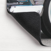 Retro 1956 Turquoise Car Muismat (Hoek)