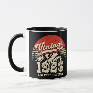 Retro 1956 verjaardagscadeau vintage 70e verjaarda mok
