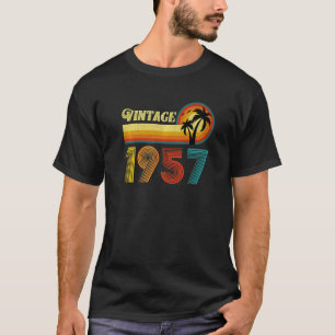 Retro  1957 64 jaar oude Mannen van 64e verjaardag T-shirt