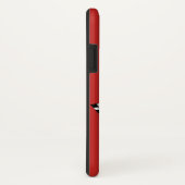 Retro 1957 Klassieke Zwarte & Witte Geruite Vlag Case-Mate iPhone Case (Achterkant / rechts)