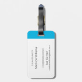 Retro 1958-1966 Logo Bagagelabel (Achterkant verticaal)