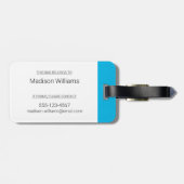 Retro 1958-1966 Logo Bagagelabel (Achterkant horizontaal)