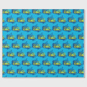 Retro 1958-1966 Logo Cadeaupapier (Vlak)